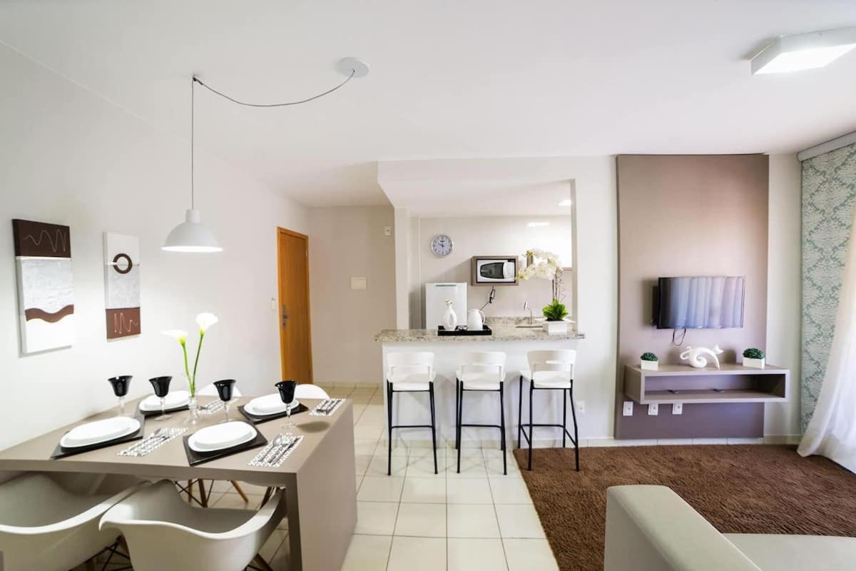 Appartement Serra Madre Com Linda Vista E Jacuzzi à Rio Quente Extérieur photo